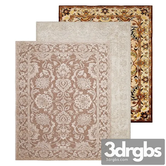 Khaki Area Rug 3D Model Download