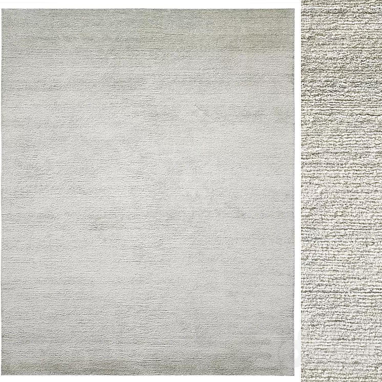 KHATAN HAND-KNOTTED MONGOLIAN CASHMERE RUG 3D Model KHATAN HAND-KNOTTED MONGOLIAN CASHMERE RUG 3D Model