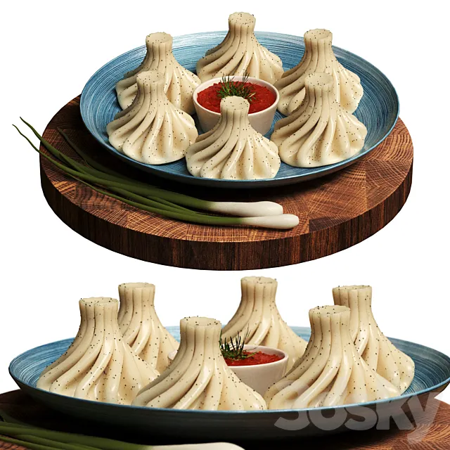 Khinkali (remastered) 3D Model