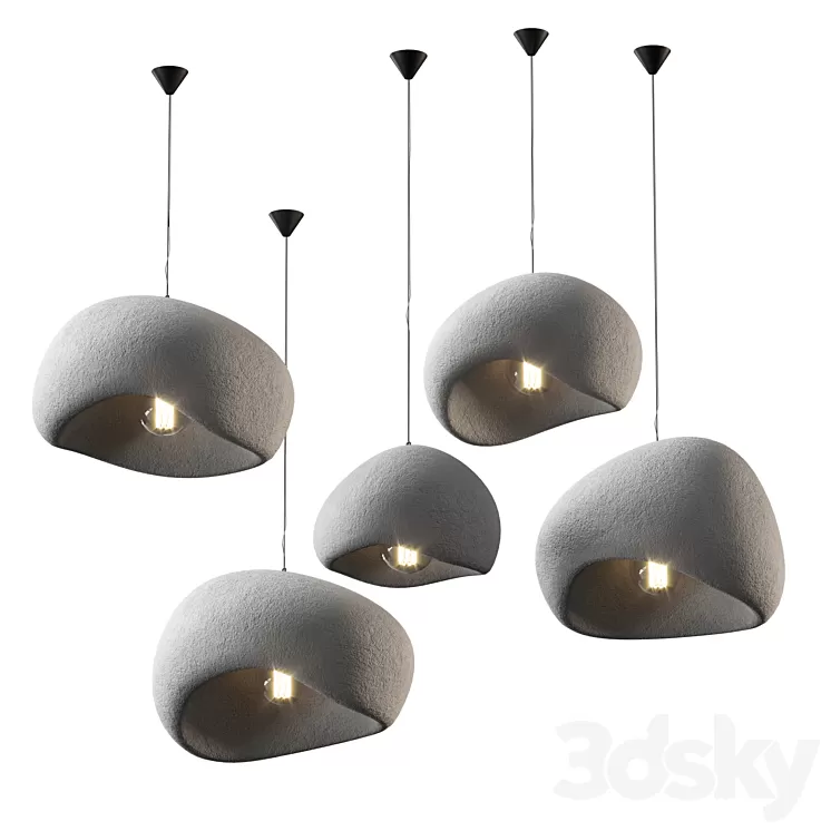 Khmara Lamp set | 5 materials 3D Model Free Download