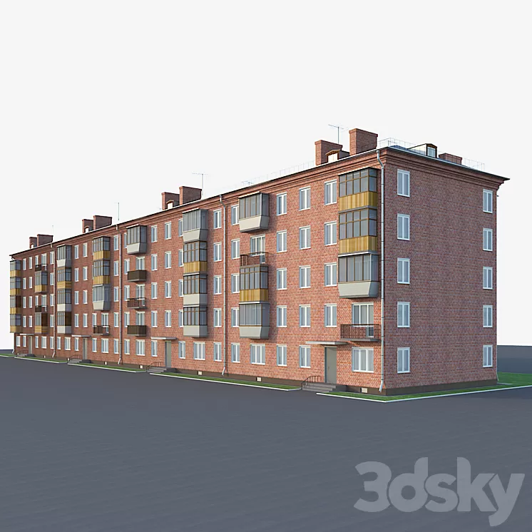 Khrushchev 1-447 3D Model