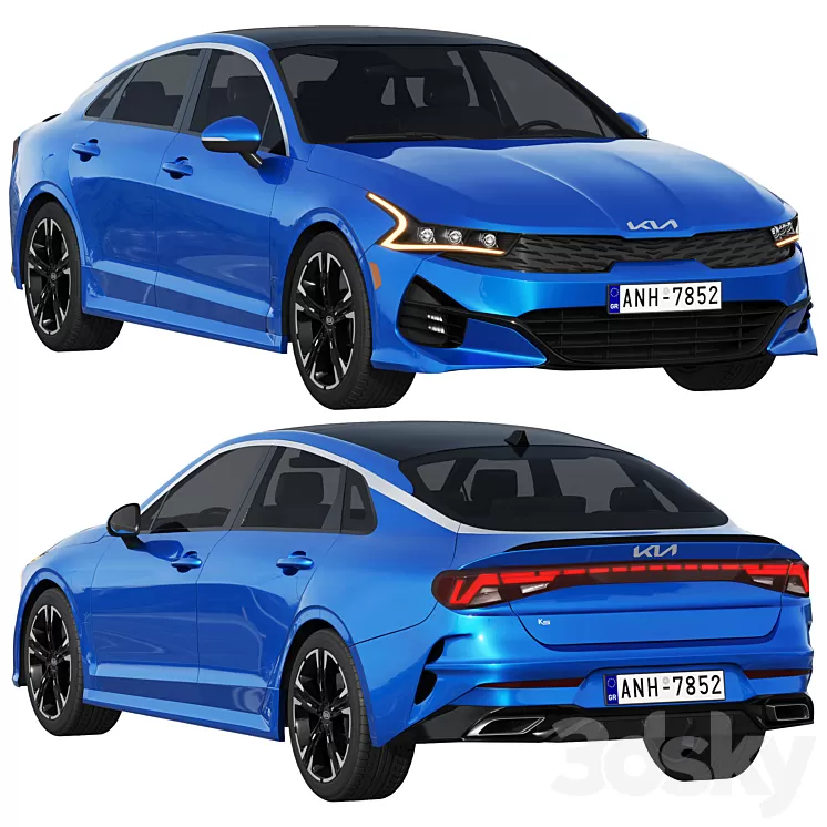 Kia K5 2022 3D Model