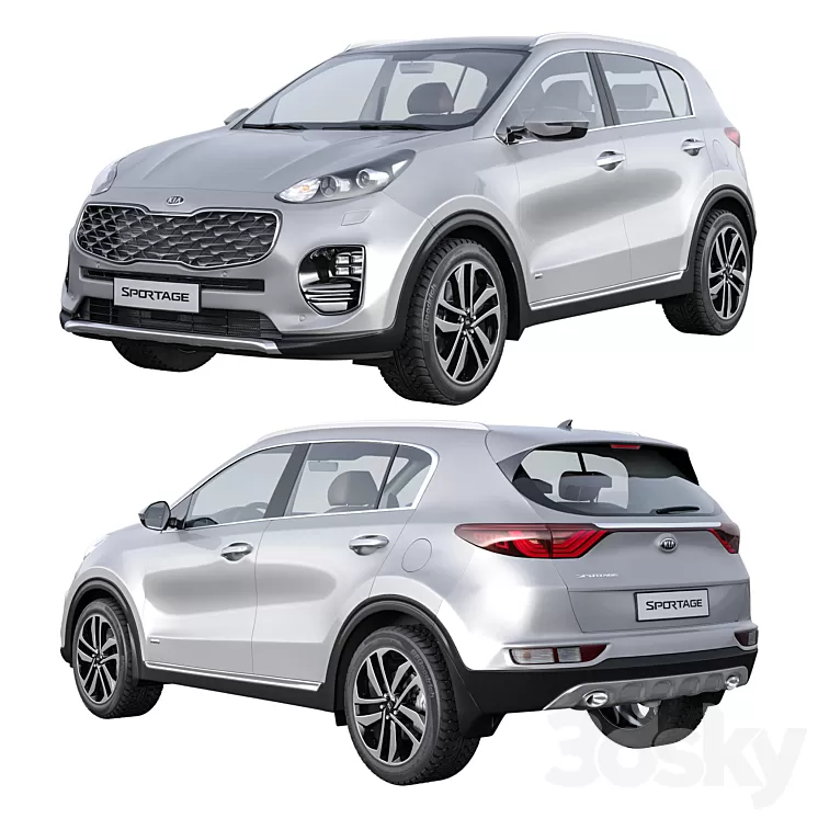 Kia sportage 3D Model