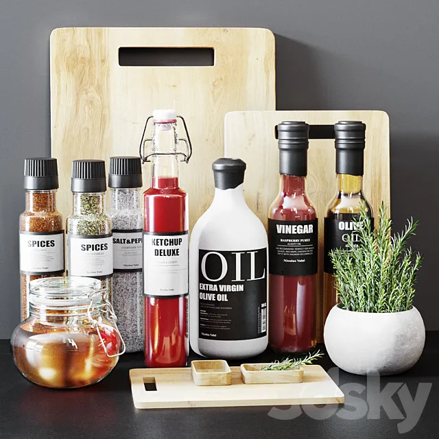 Kichen set 1 3D Model