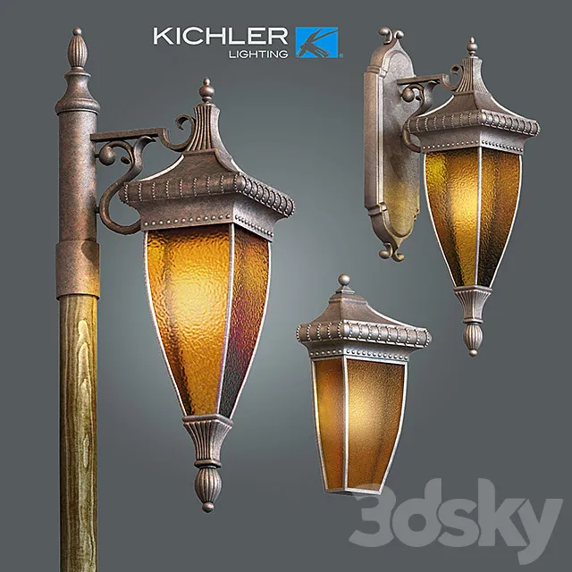 kichler lighting Venetian Rain 3D Model