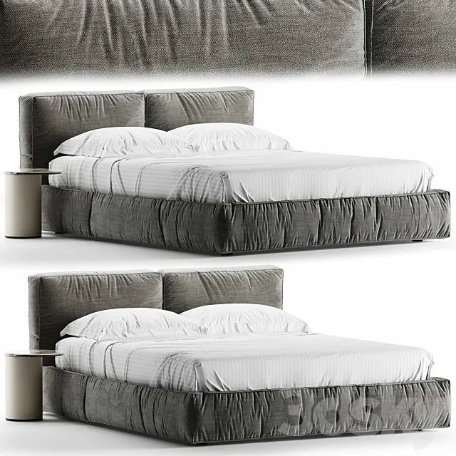 Kico Amore bed 3D Model Kico Amore bed 3D Model