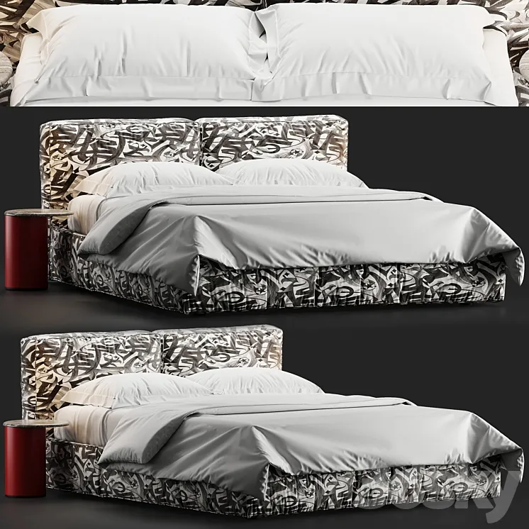 Kico Amore bed vol2 3D Model Free Download