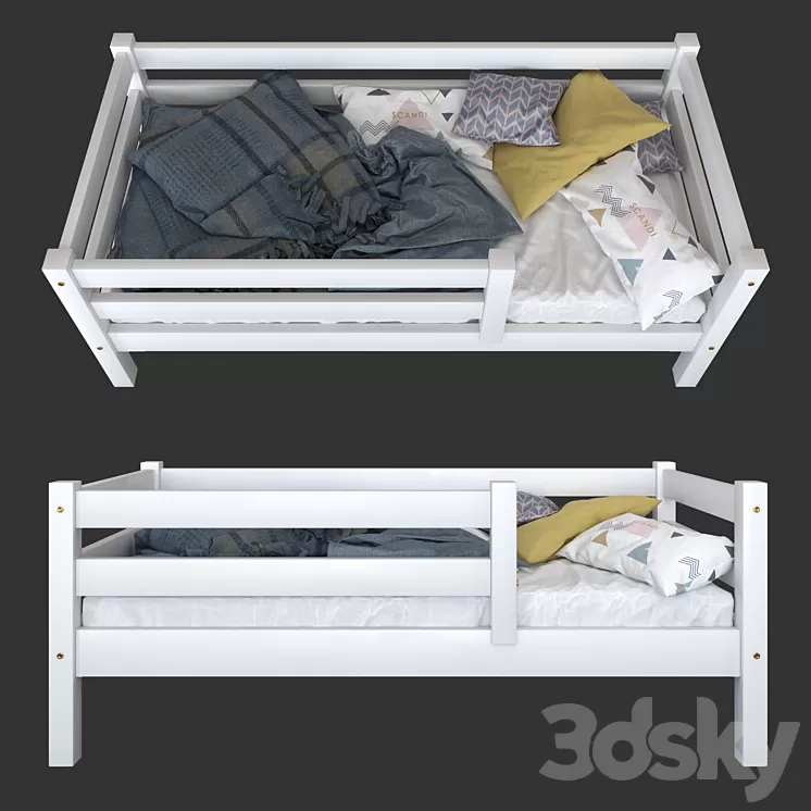 Kids bed Hoff – Sonya 3D Model