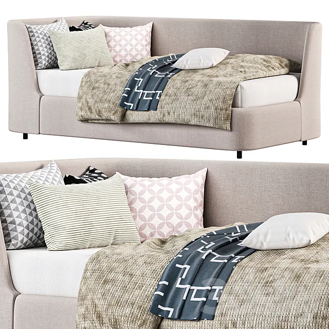 Kids bed KD761 by Delavega 3D Model Kids bed KD761 by Delavega 3D Model