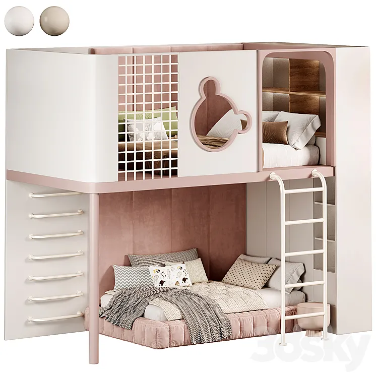 Kids bedroom 01 3D Model Free Download Kids bedroom 01 3D Model Free Download