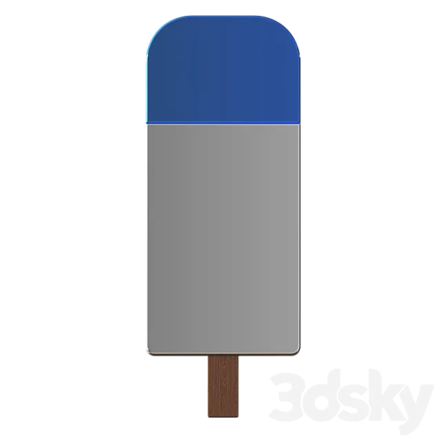 Kids Ice Cream Mirror by Clear Home Design 3D Model