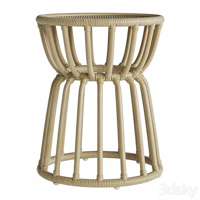 Kids Rattan Nightstand 3D Model Kids Rattan Nightstand 3D Model