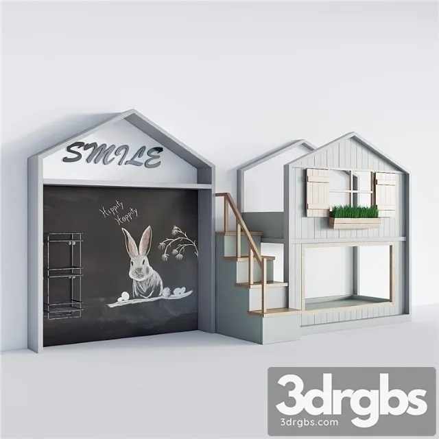 Kids Room Bed 1 3D Model Download Kids Room Bed 1 3D Model Download