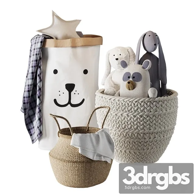 Kids Room Decor 01 3D Model Download