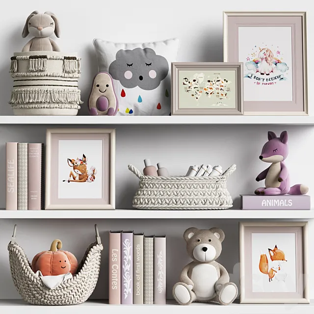 Kids Room Decor 03 3DModel Kids Room Decor 03 3DModel
