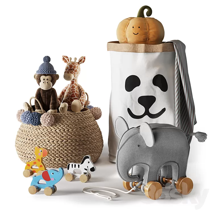 Kids Room Decor 08 3D Model