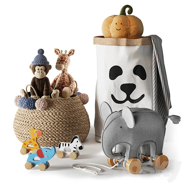 Kids Room Decor 08 3DModel Kids Room Decor 08 3DModel