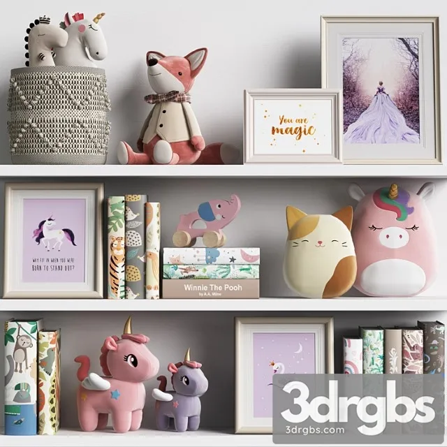 Kids Room Decor 21 3D Model Download