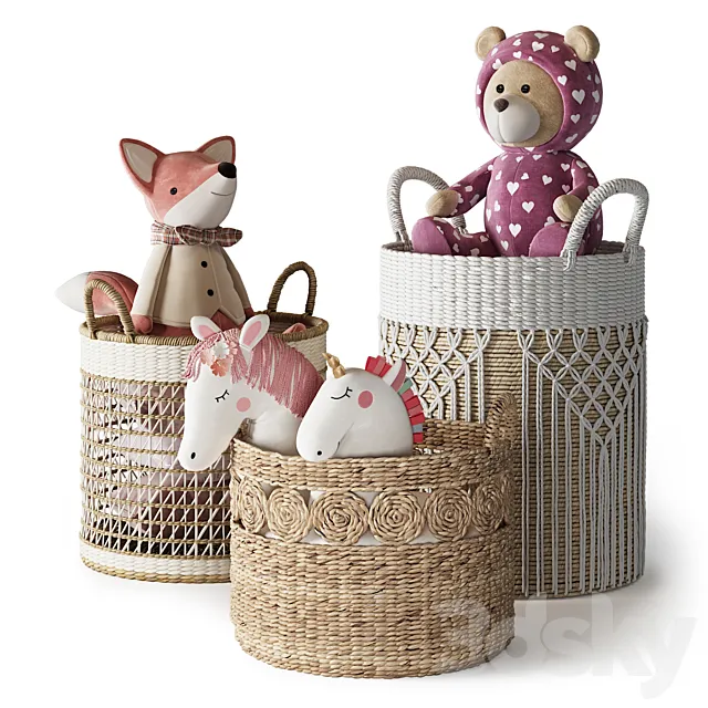 Kids Room Decor 28 3D Model Kids Room Decor 28 3D Model