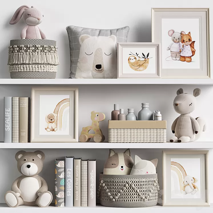 Kids Room Decor 38 3D Model Free Download