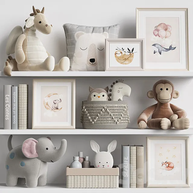 Kids Room Decor 75 3D Model Kids Room Decor 75 3D Model