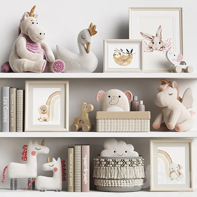 Kids Room Decor 83 3D Model Kids Room Decor 83 3D Model