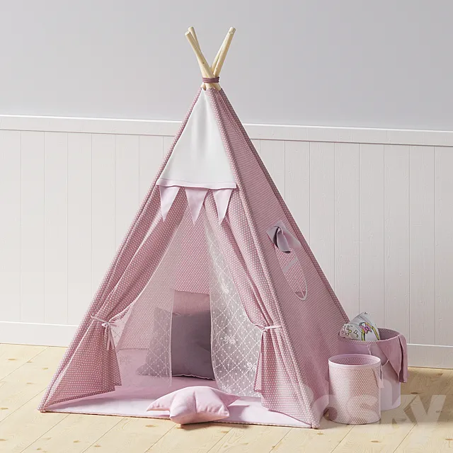 Kids teepee 3DModel