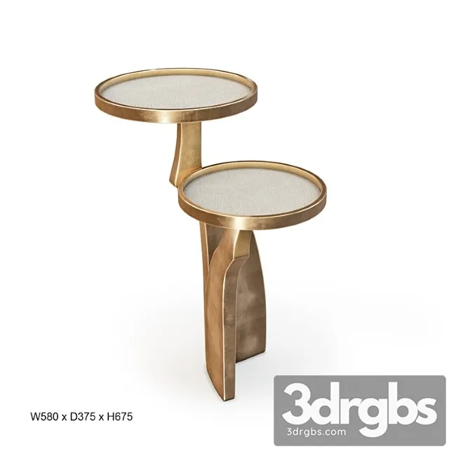Kifu paris chital side table 2 3D Model Download