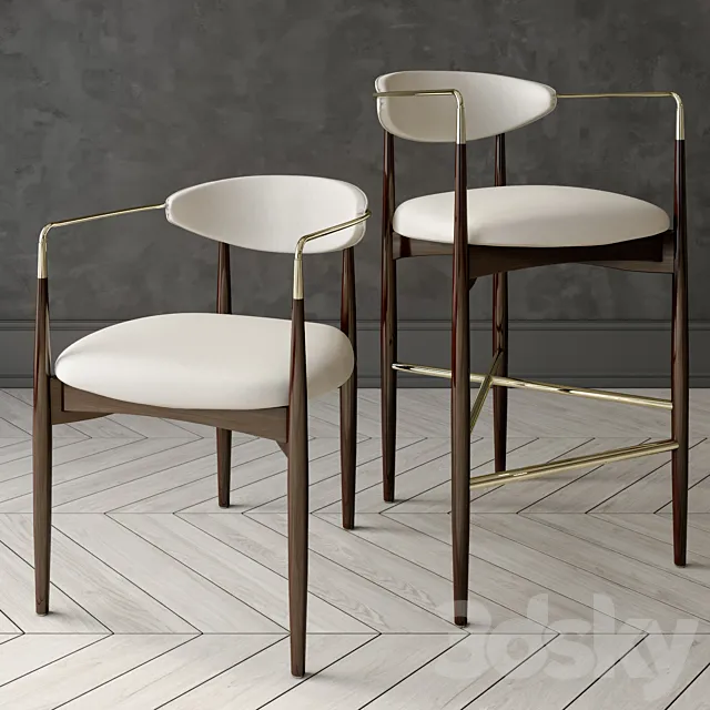 Kimberly Denman Leto Chair 3DModel