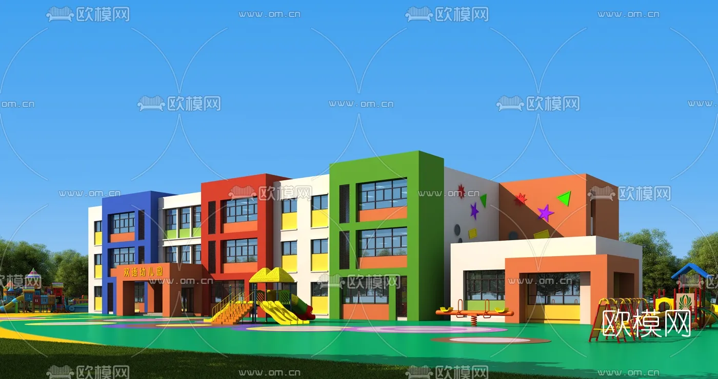 KINDERGARTEN – VRAY / CORONA – 3D MODEL – 1205