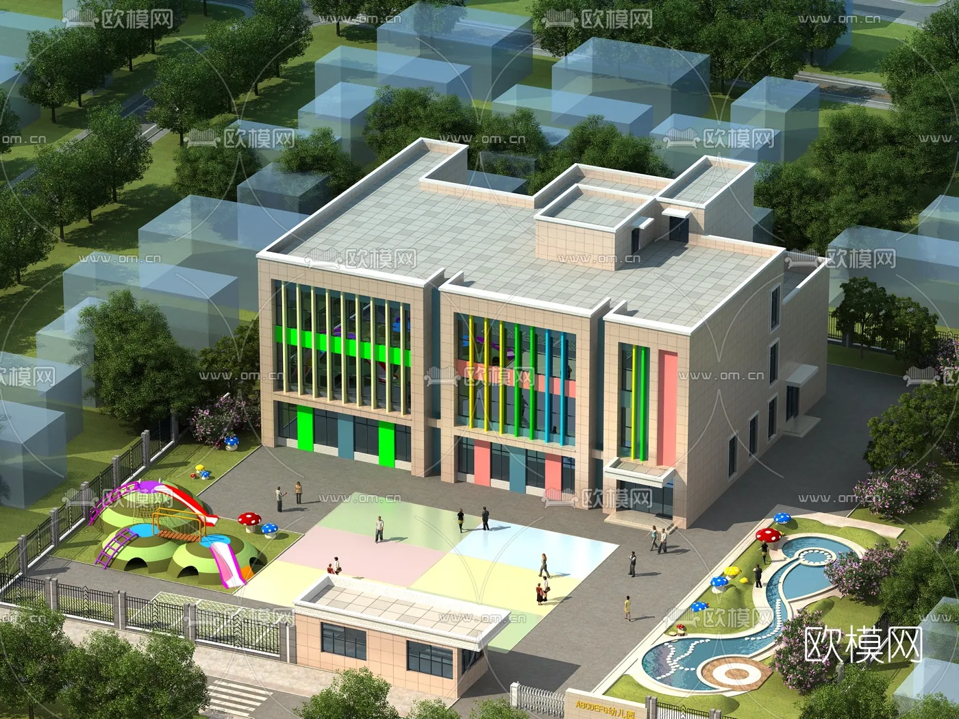 KINDERGARTEN – VRAY / CORONA – 3D MODEL – 1207