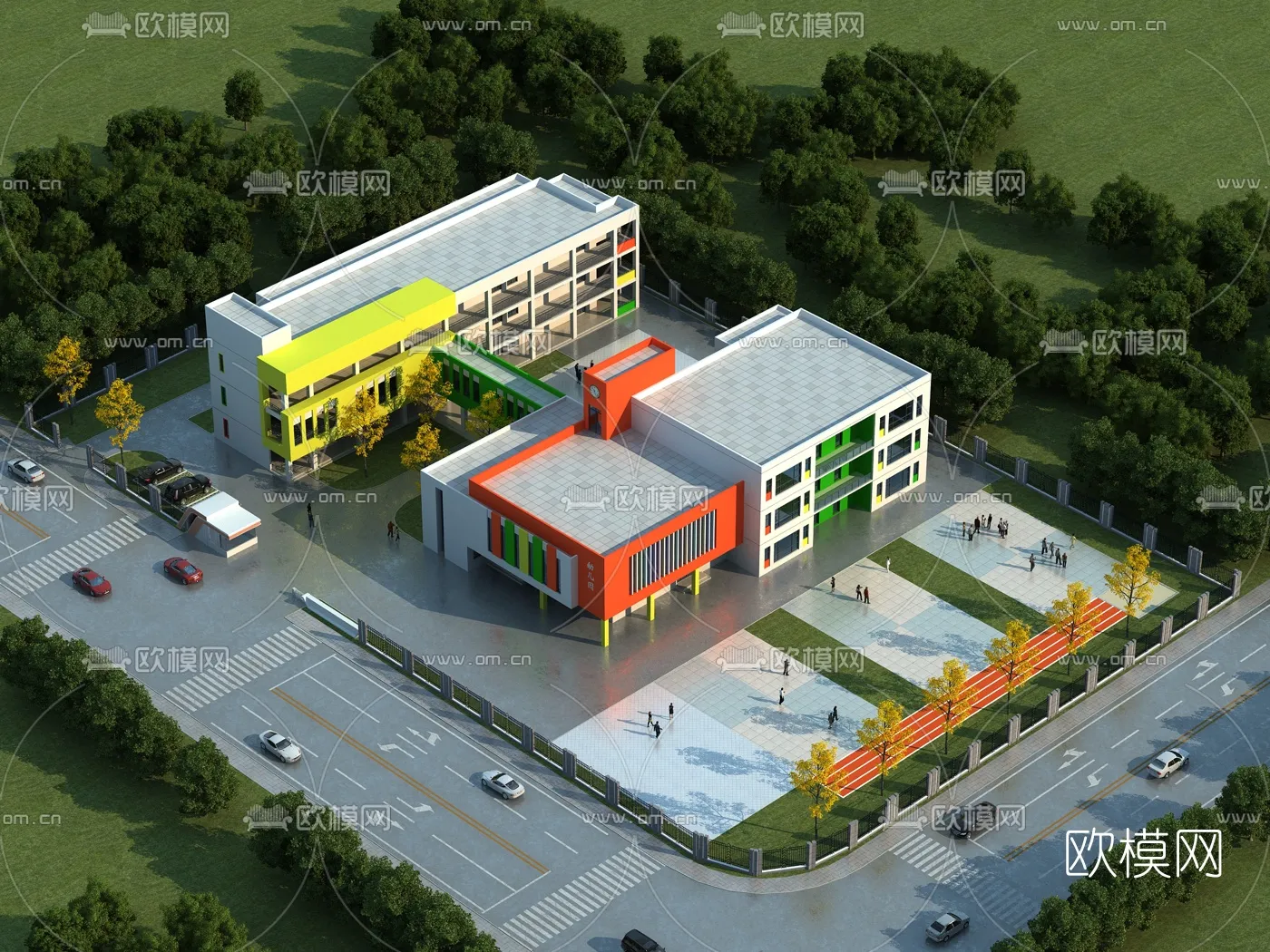 KINDERGARTEN – VRAY / CORONA – 3D MODEL – 1214