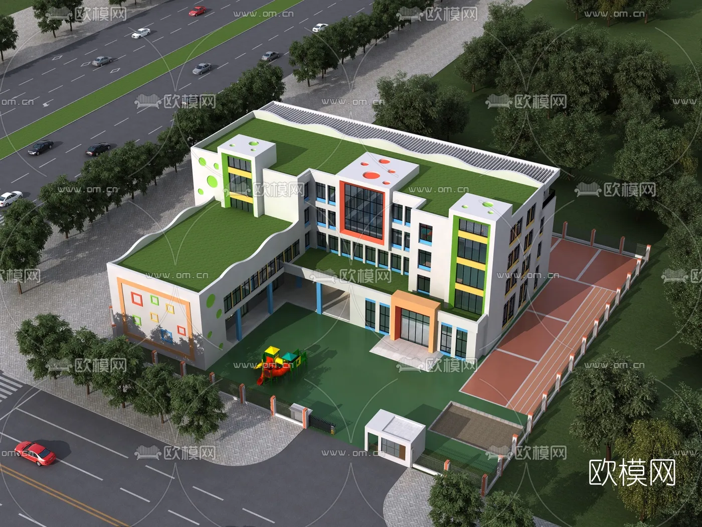 KINDERGARTEN – VRAY / CORONA – 3D MODEL – 1216