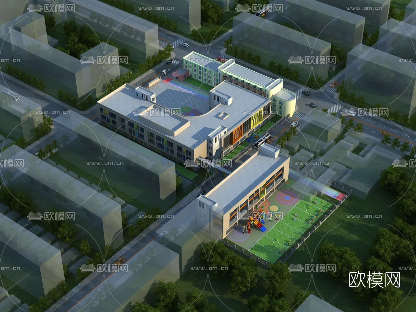 KINDERGARTEN – VRAY / CORONA – 3D MODEL – 1221