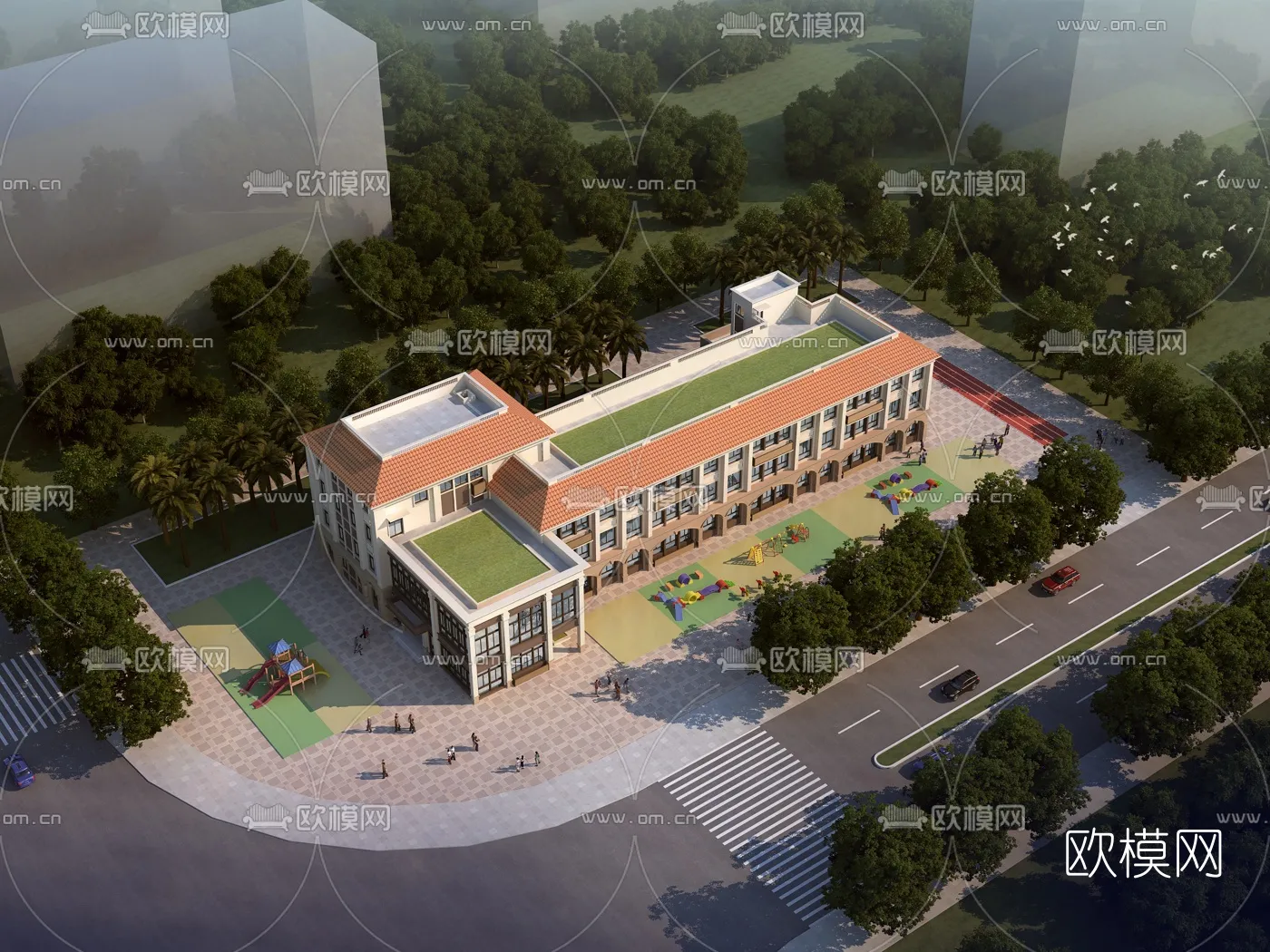 KINDERGARTEN – VRAY / CORONA – 3D MODEL – 1222