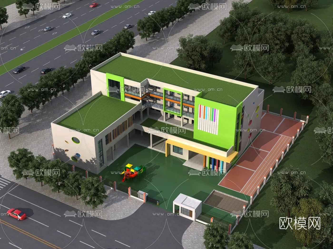 KINDERGARTEN – VRAY / CORONA – 3D MODEL – 1225