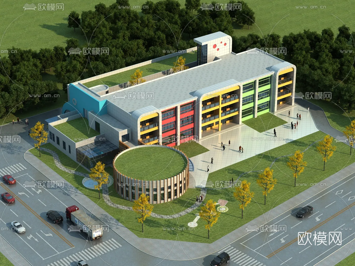 KINDERGARTEN – VRAY / CORONA – 3D MODEL – 1226