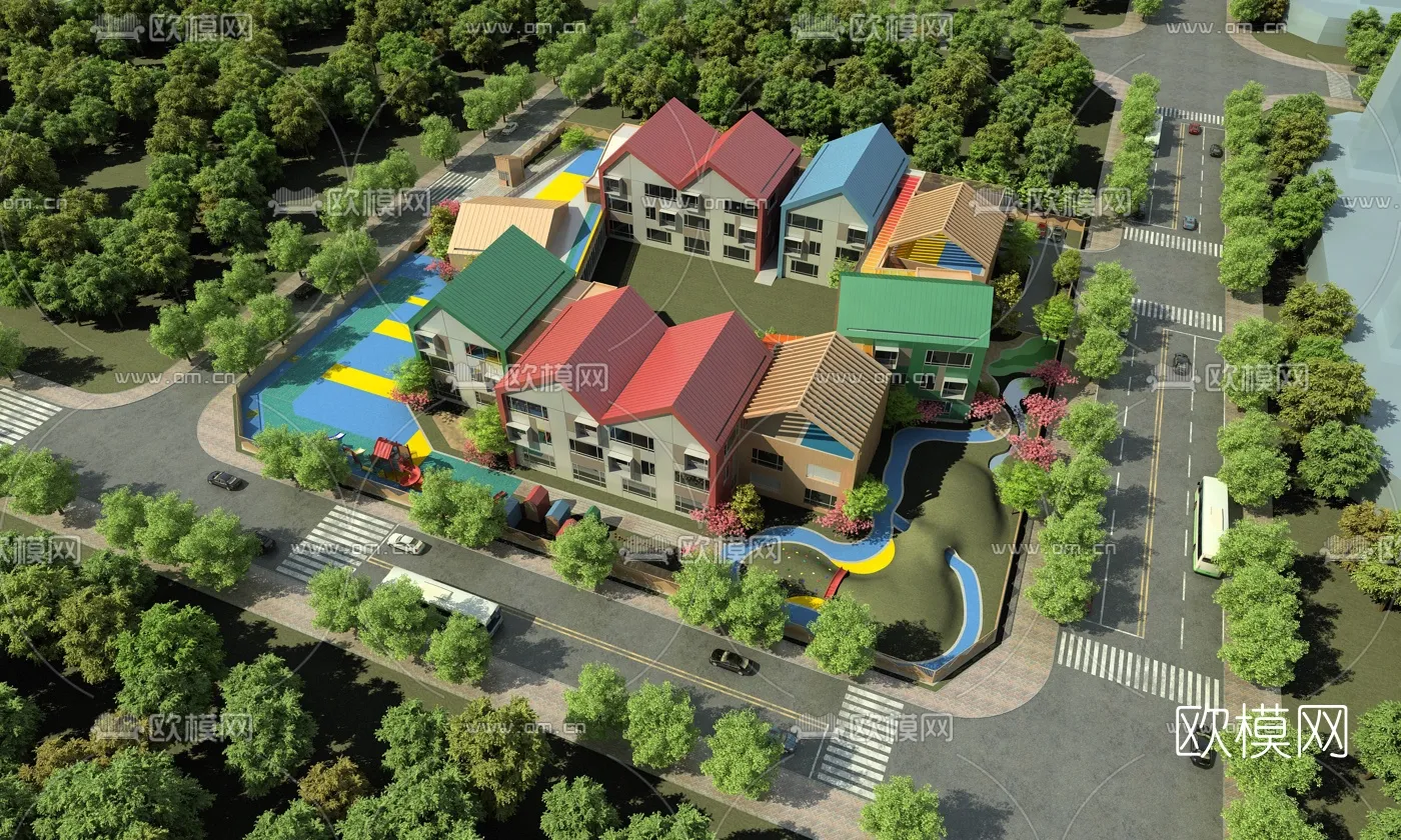 KINDERGARTEN – VRAY / CORONA – 3D MODEL – 1227