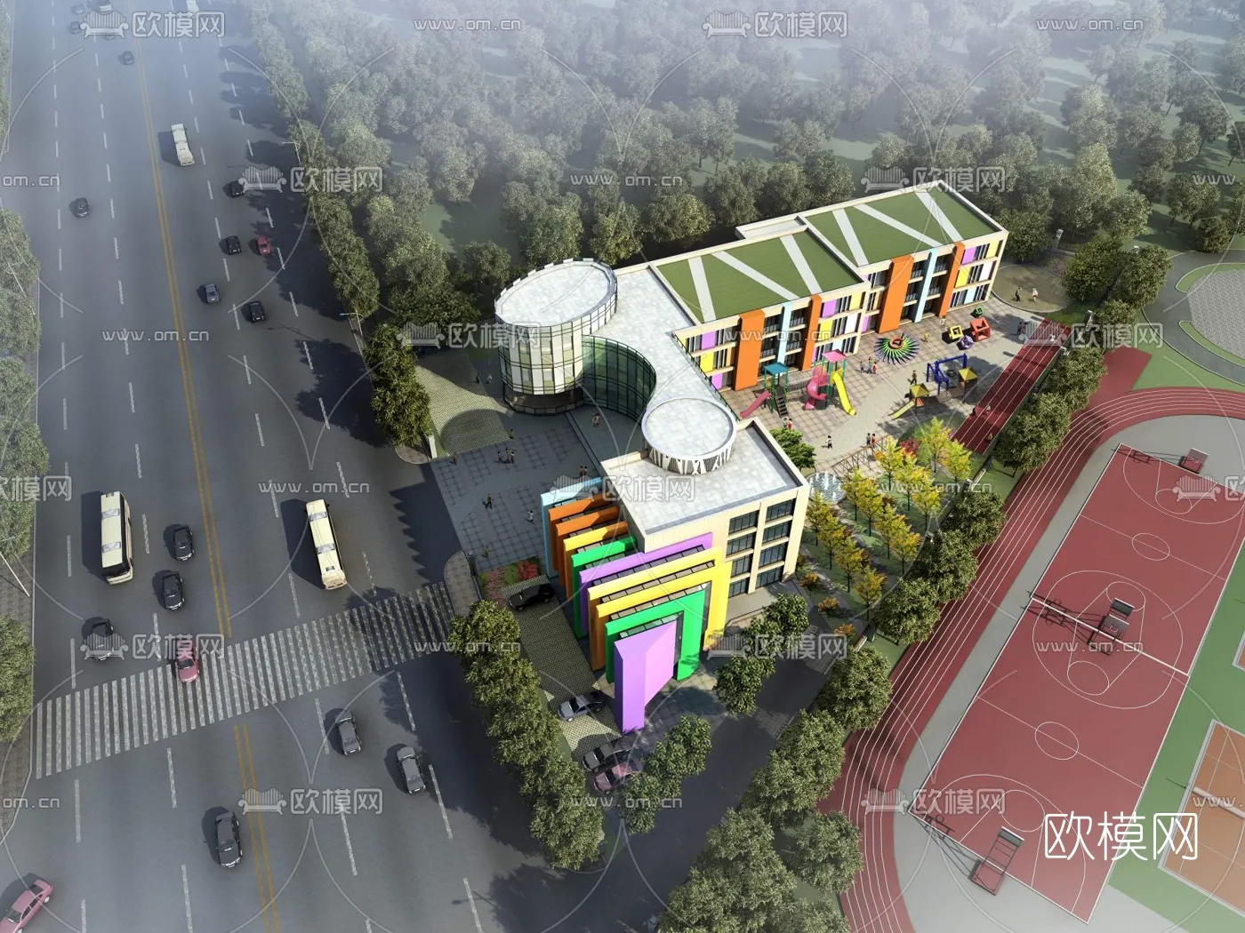 KINDERGARTEN – VRAY / CORONA – 3D MODEL – 1228