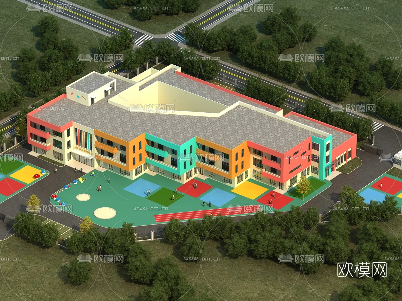 KINDERGARTEN – VRAY / CORONA – 3D MODEL – 1230