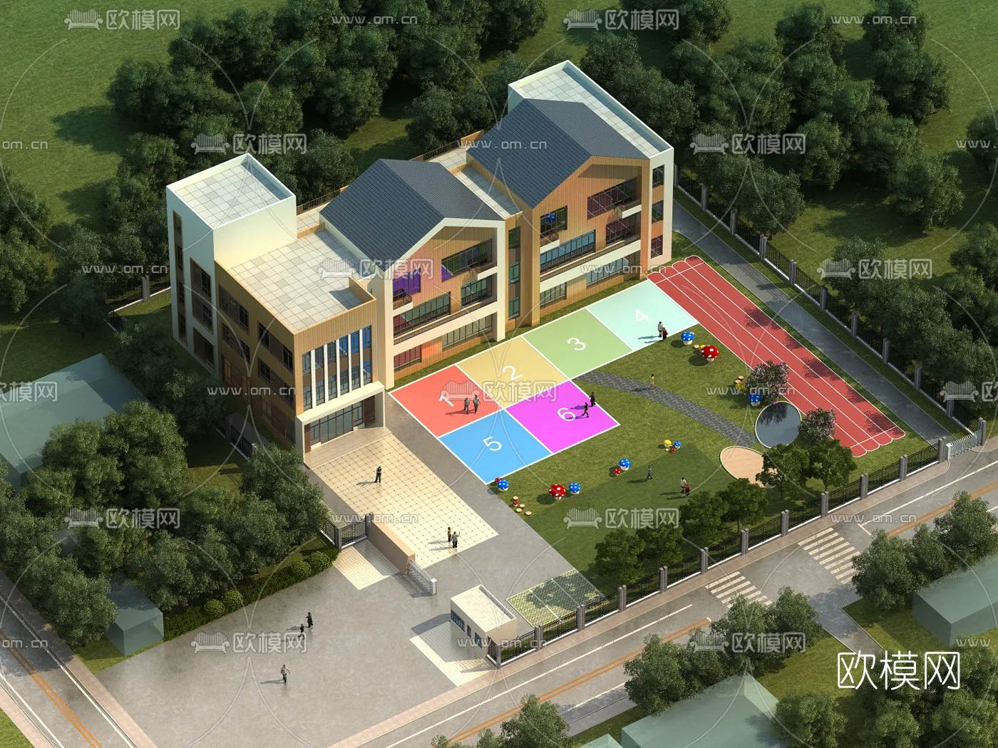 KINDERGARTEN – VRAY / CORONA – 3D MODEL – 1231