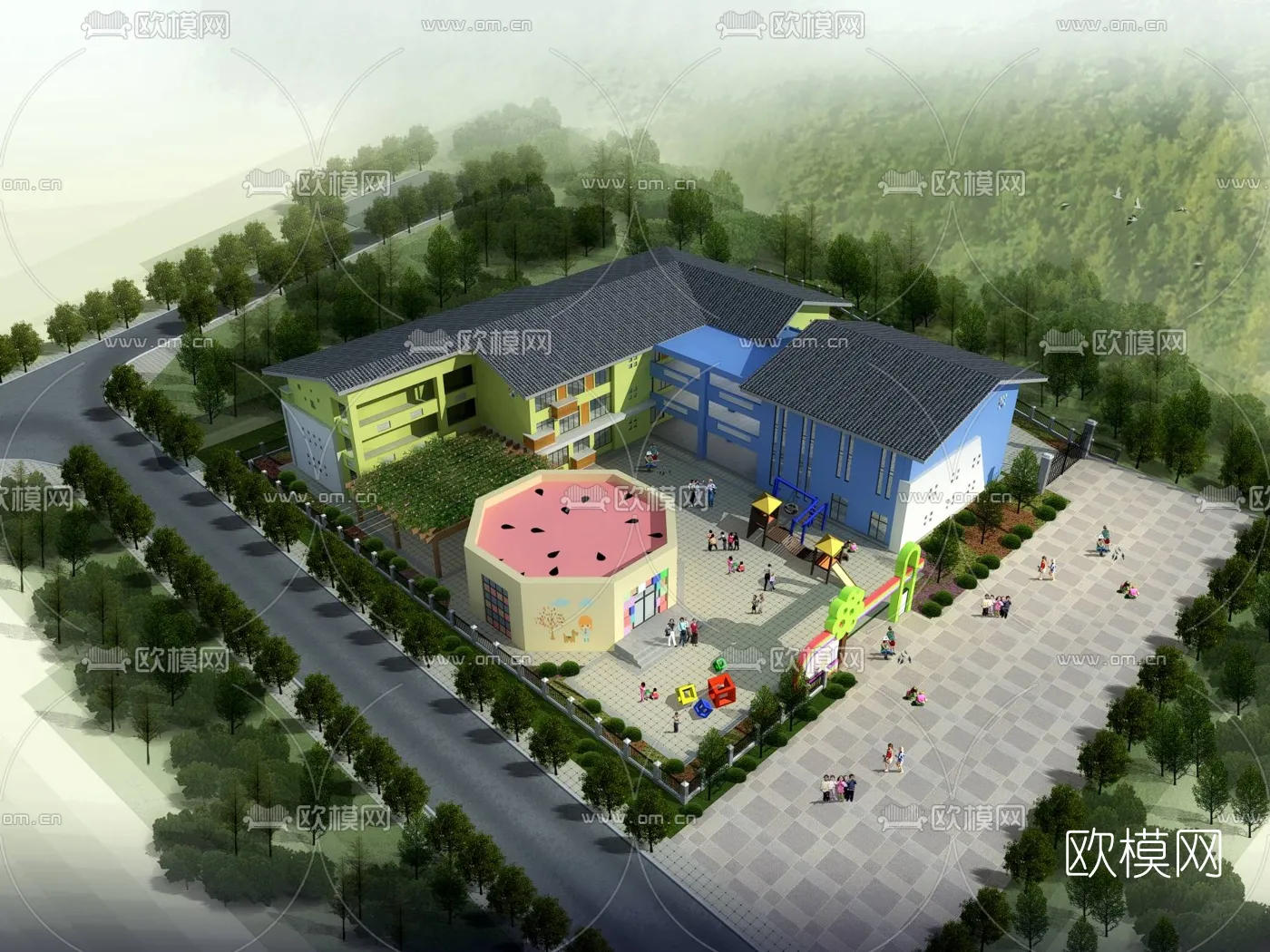 KINDERGARTEN – VRAY / CORONA – 3D MODEL – 1232