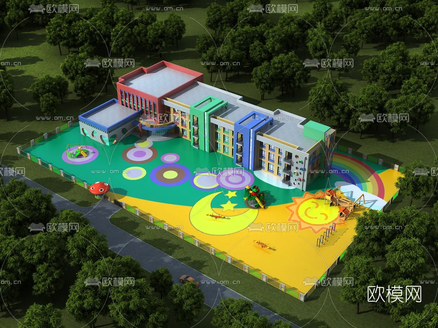 KINDERGARTEN – VRAY / CORONA – 3D MODEL – 1235