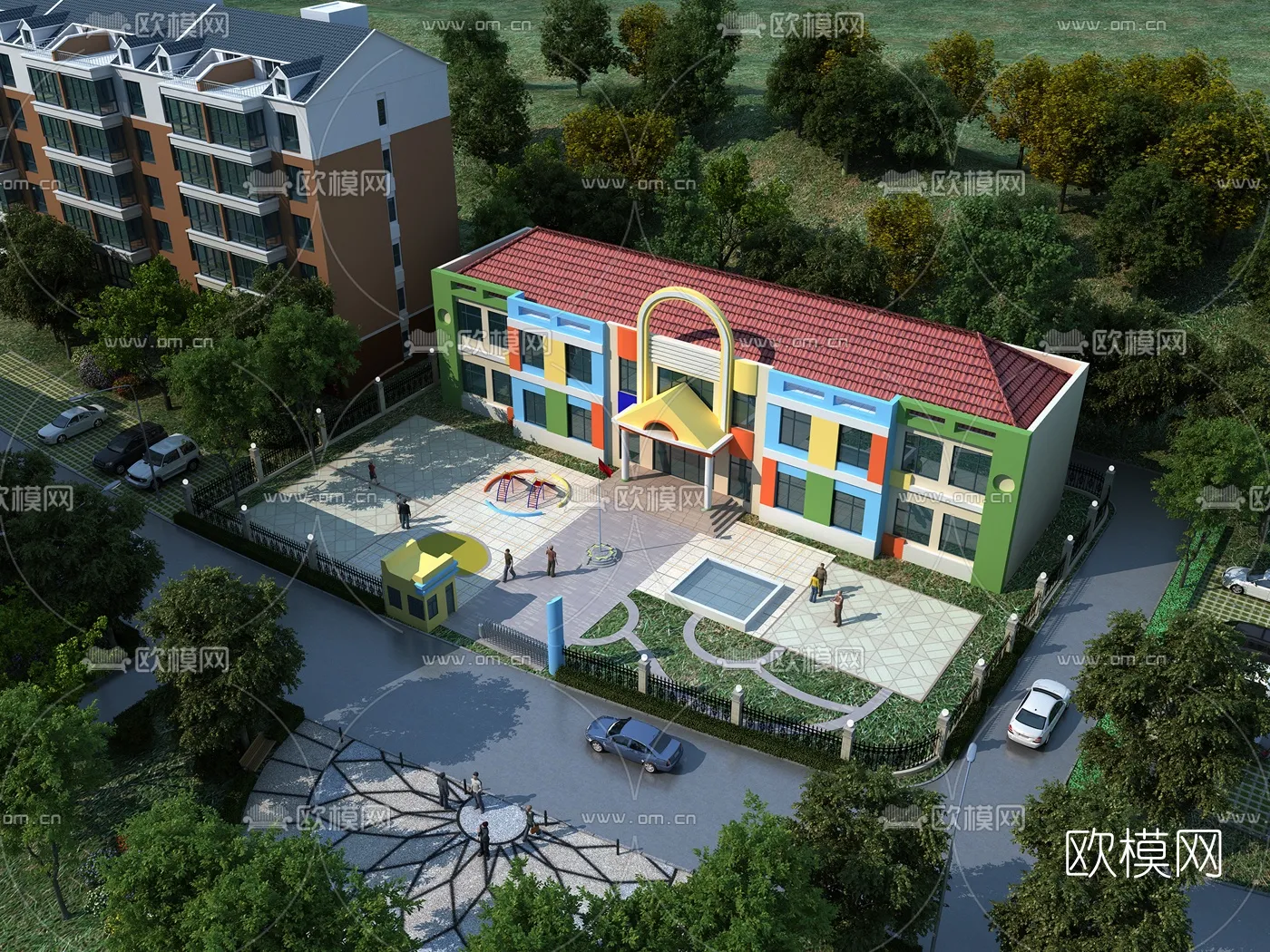 KINDERGARTEN – VRAY / CORONA – 3D MODEL – 1236