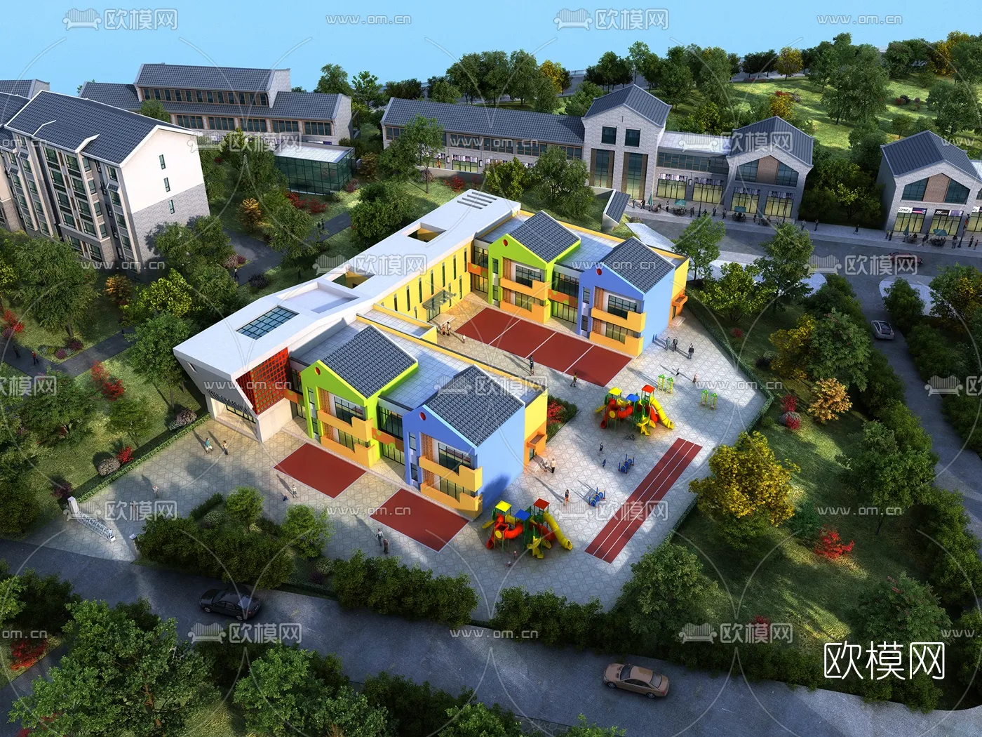KINDERGARTEN – VRAY / CORONA – 3D MODEL – 1237