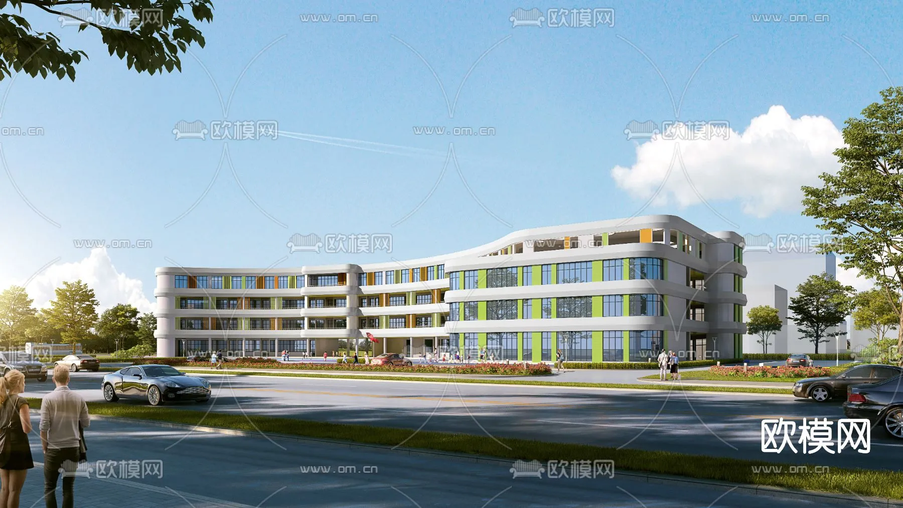 KINDERGARTEN – VRAY / CORONA – 3D MODEL – 1238