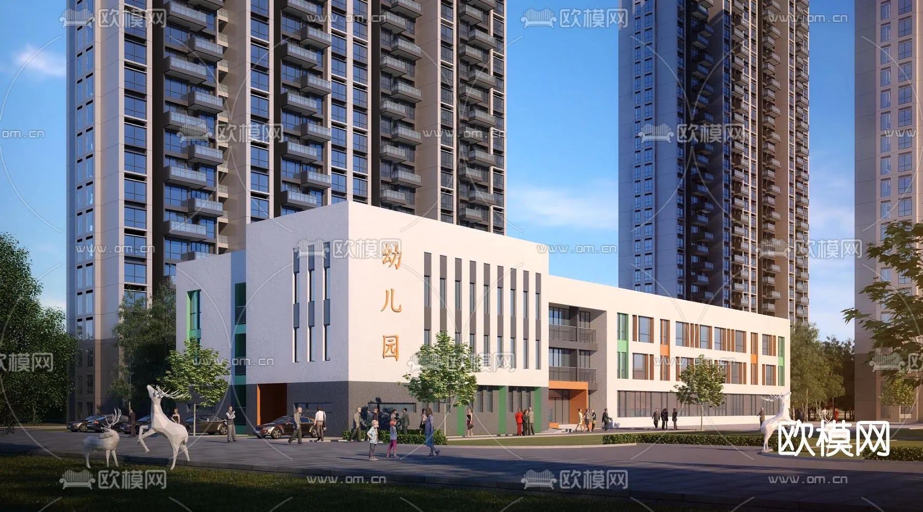 KINDERGARTEN – VRAY / CORONA – 3D MODEL – 1243