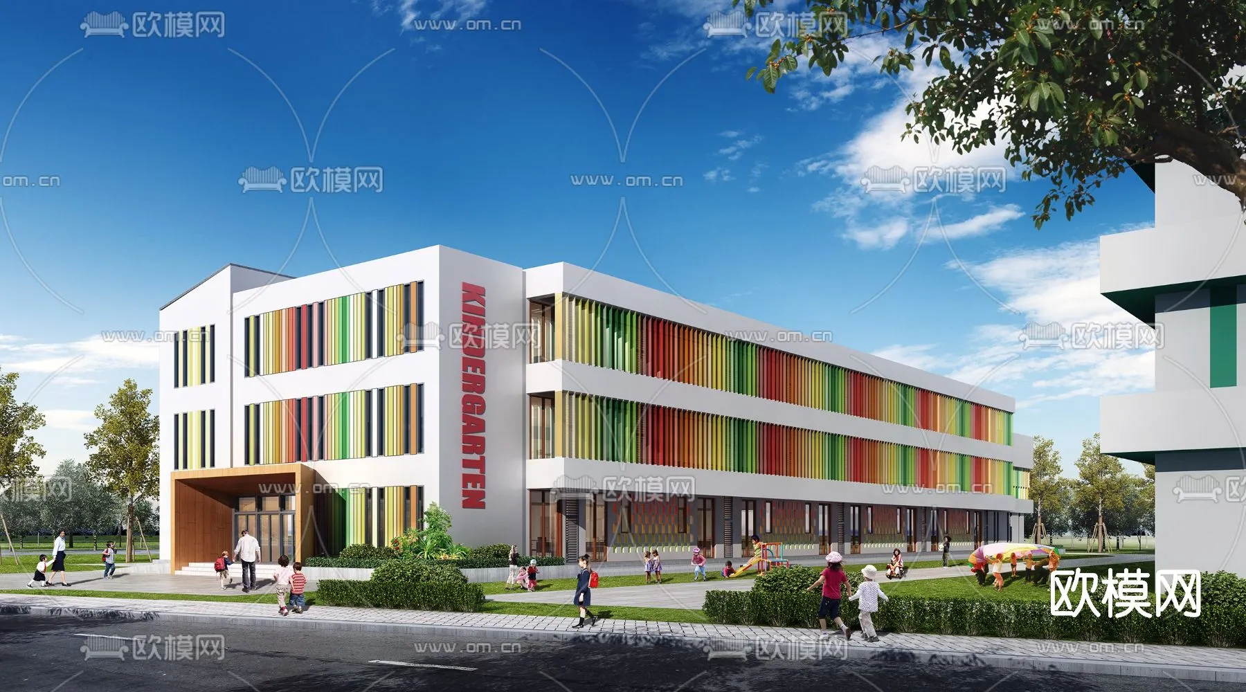 KINDERGARTEN – VRAY / CORONA – 3D MODEL – 1246