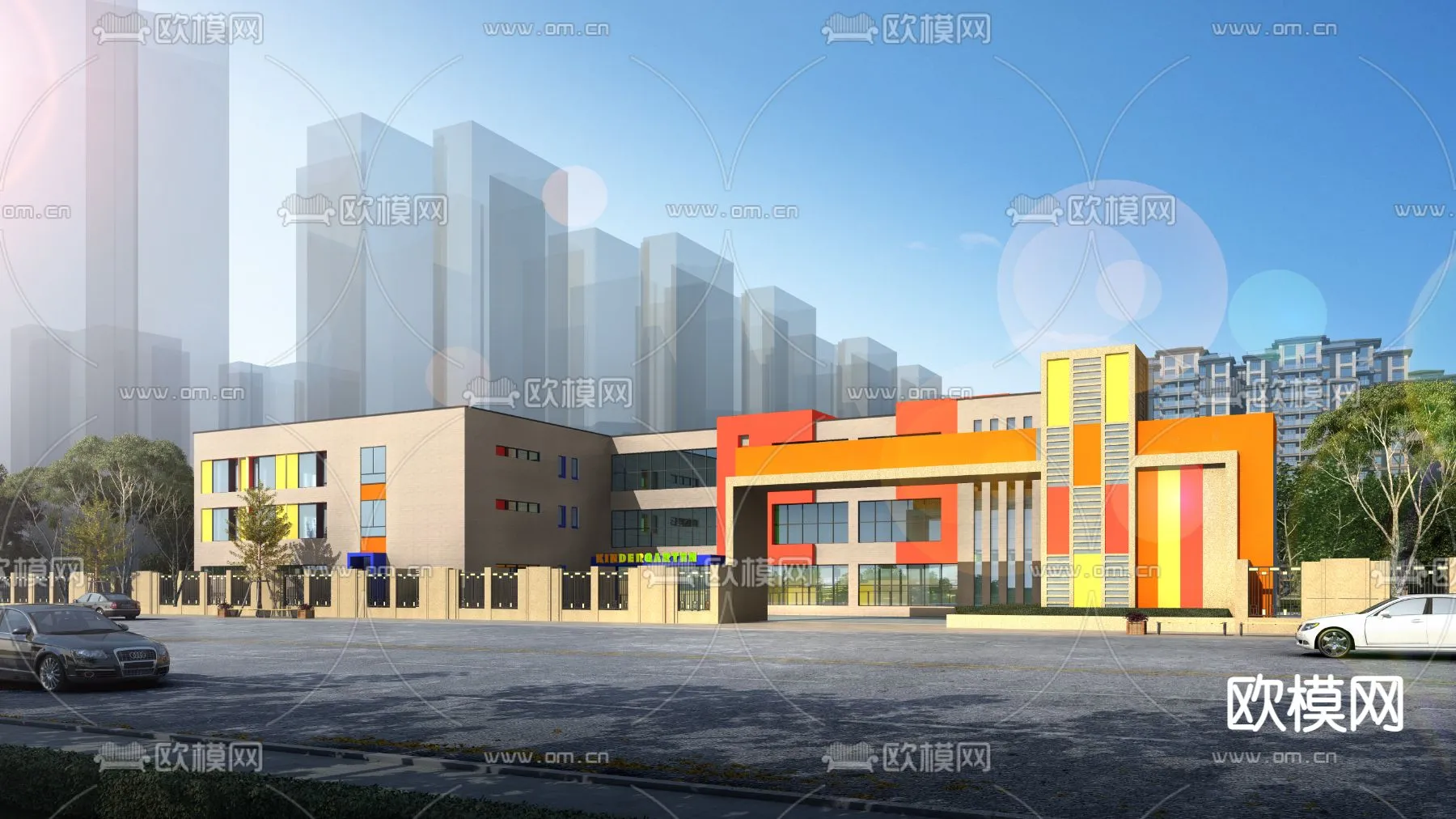 KINDERGARTEN – VRAY / CORONA – 3D MODEL – 1247