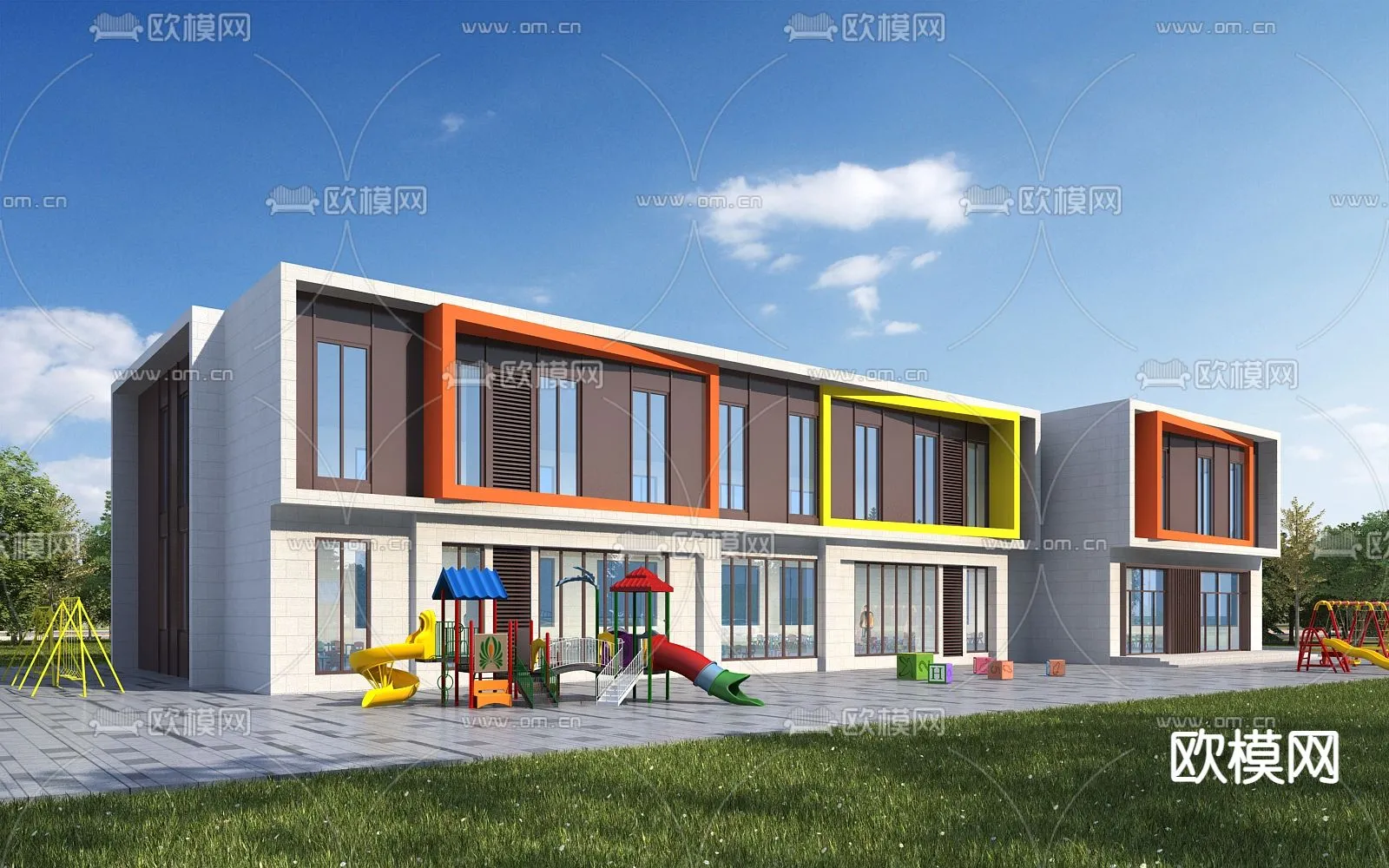 KINDERGARTEN – VRAY / CORONA – 3D MODEL – 1248